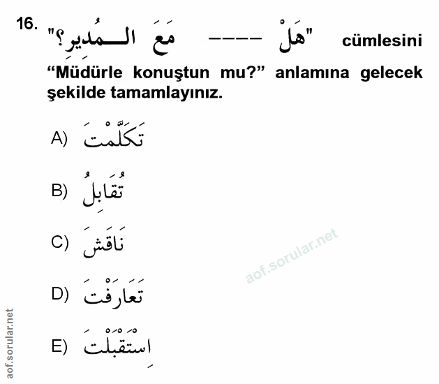Soru 16