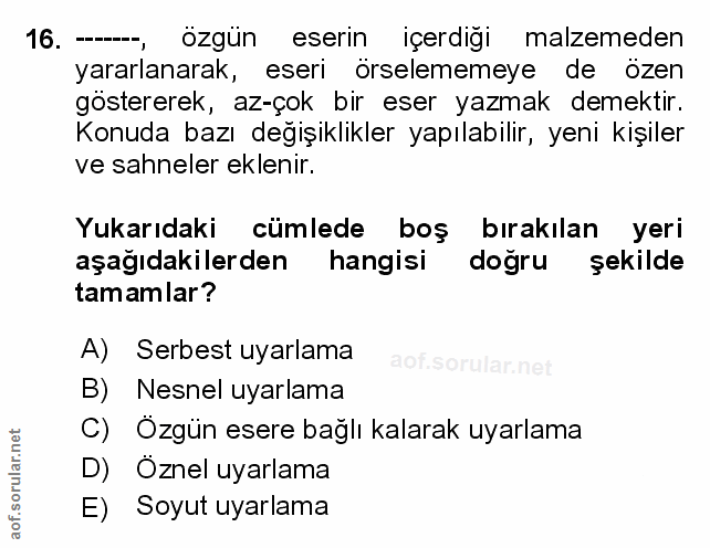 Soru 16