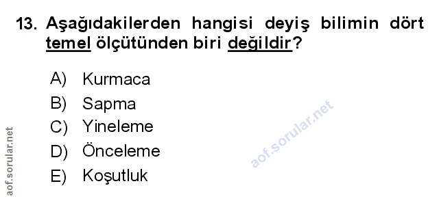 Soru 13