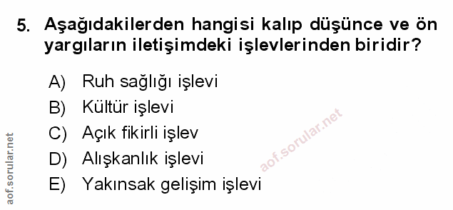Soru 5