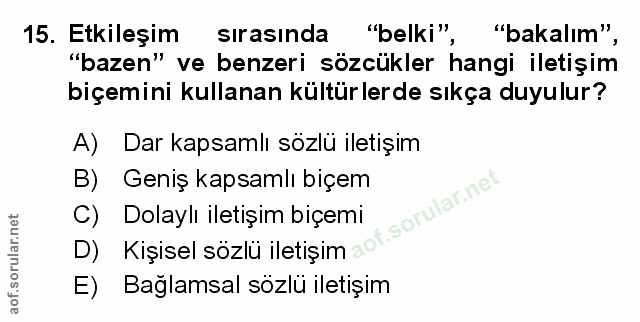 Soru 15