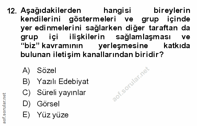 Soru 12
