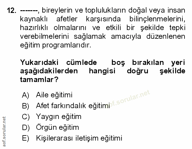 Soru 12