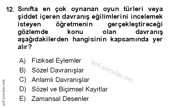 Soru 12