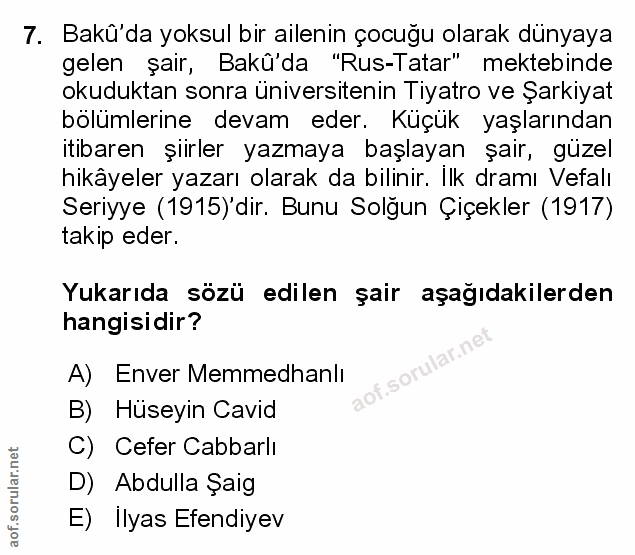 Soru 7