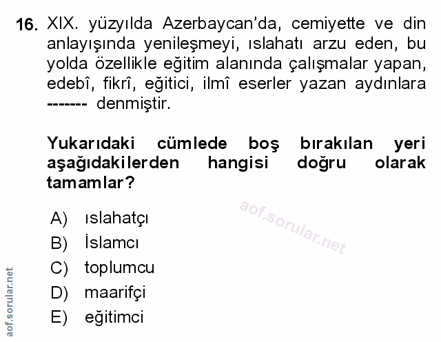 Soru 16