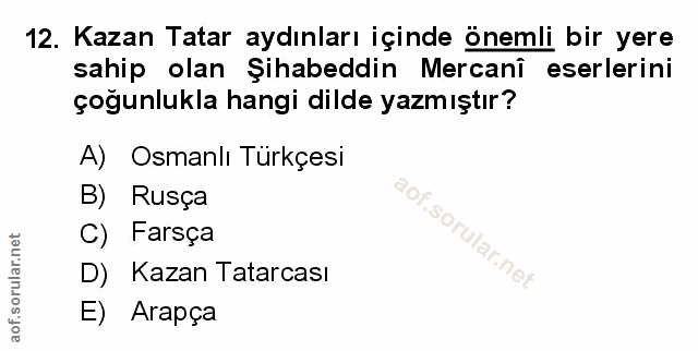 Soru 12