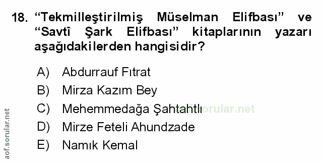 Soru 18