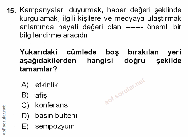Soru 15