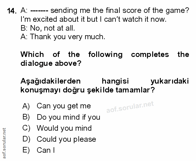 Soru 14