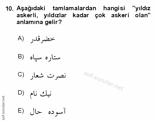 Soru 10