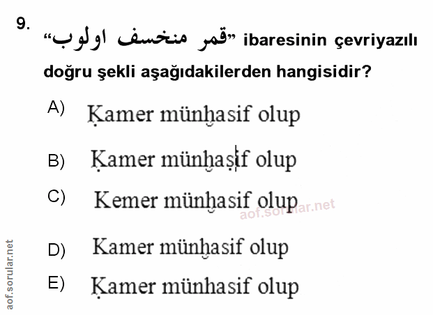 Soru 9