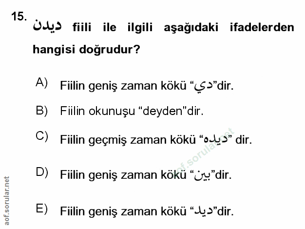 Soru 15