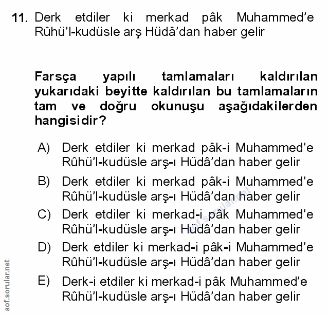 Soru 11