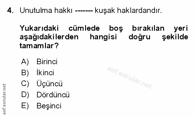Soru 4