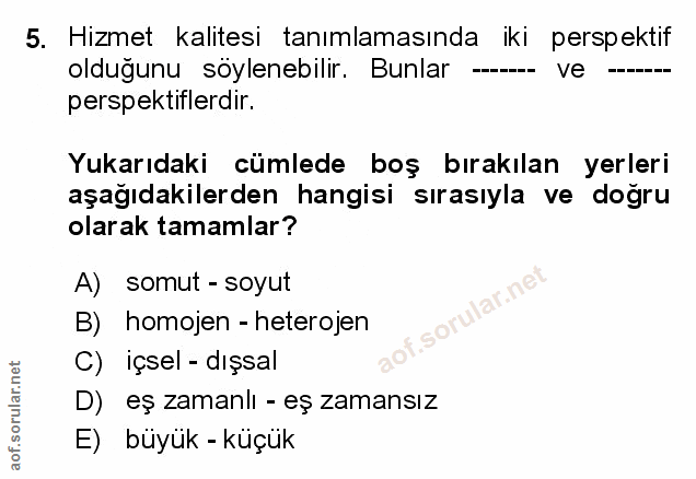 Soru 5