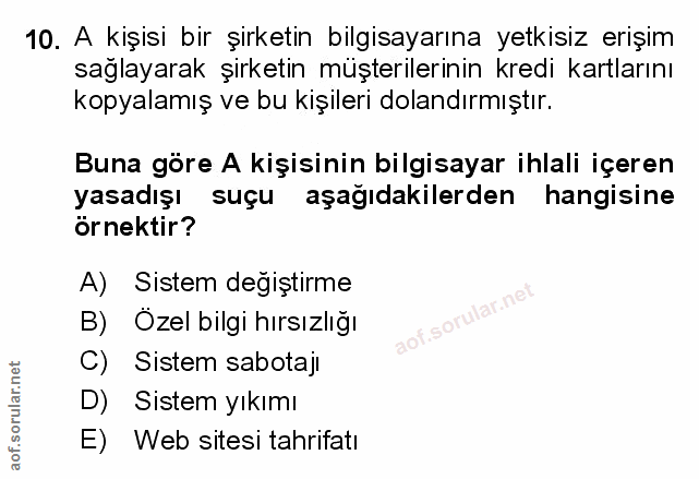 Soru 10