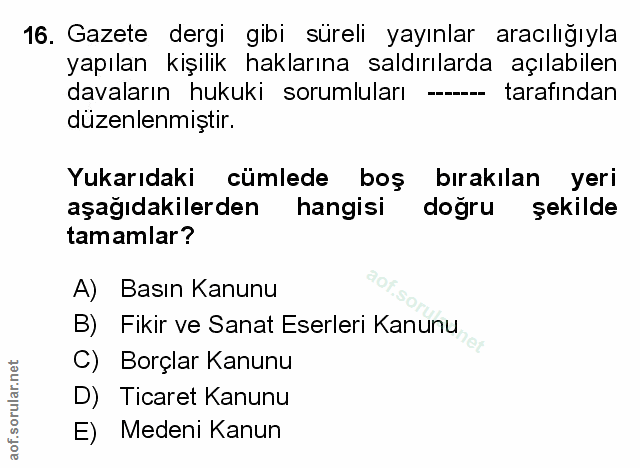 Soru 16