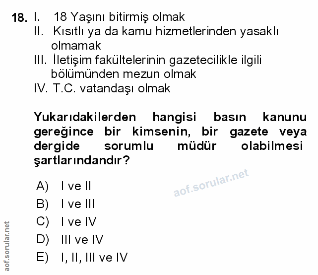 Soru 18