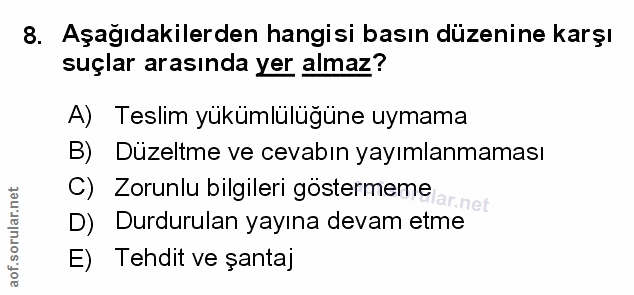 Soru 8