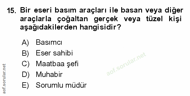 Soru 15