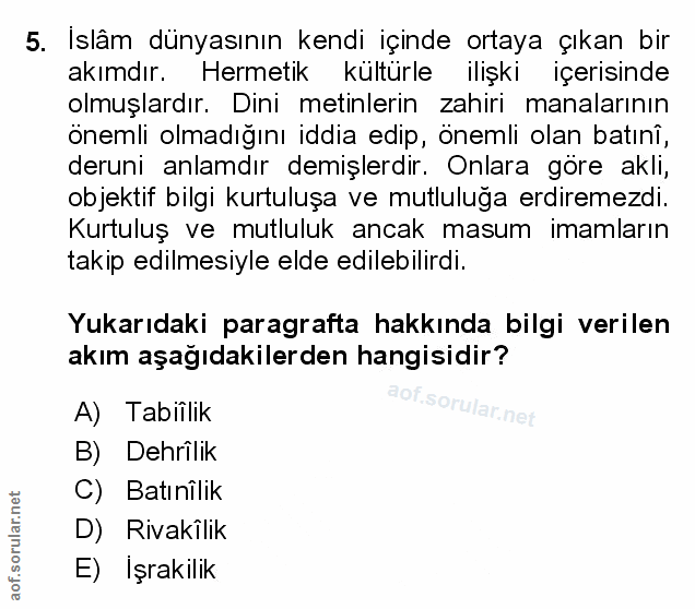 Soru 5