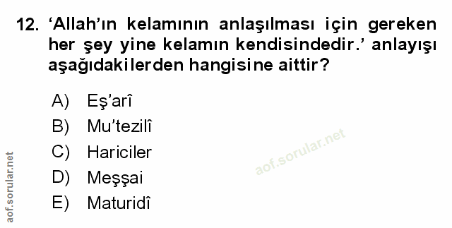 Soru 12