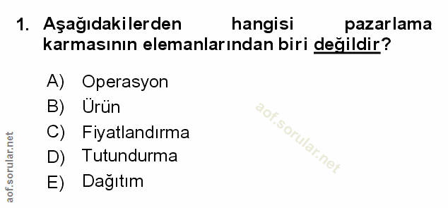 Soru 1