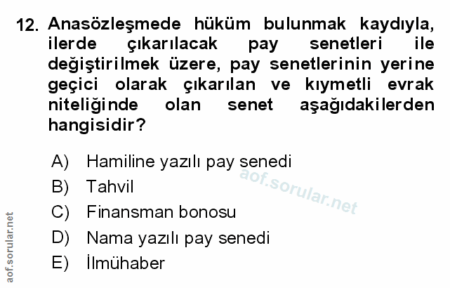 Soru 12