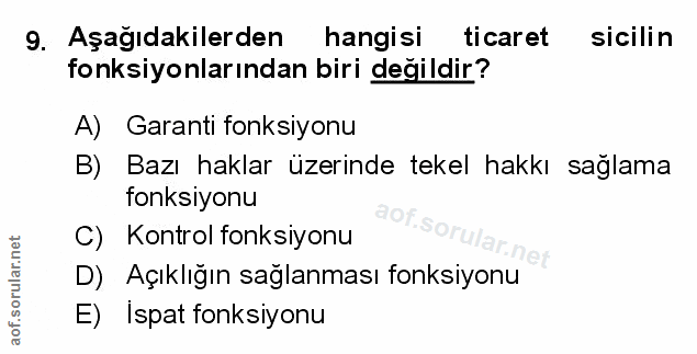 Soru 9