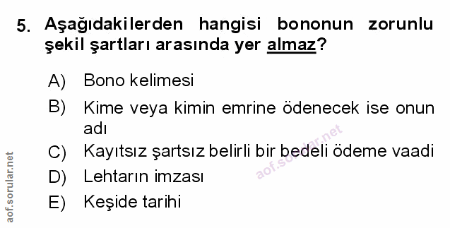 Soru 5