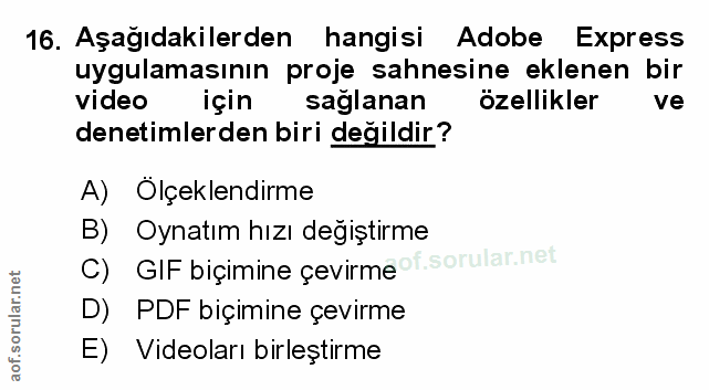 Soru 16