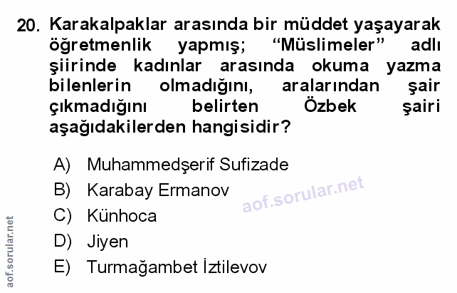 Soru 20