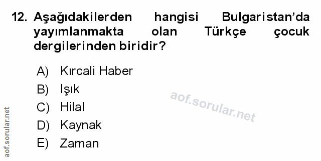 Soru 12