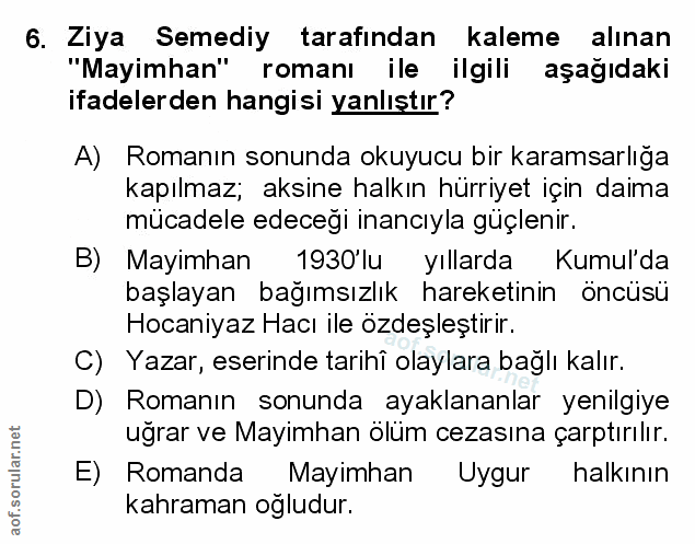 Soru 6