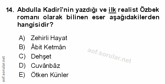 Soru 14