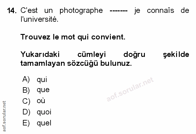 Soru 14