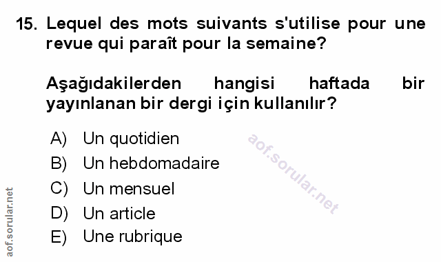 Soru 15