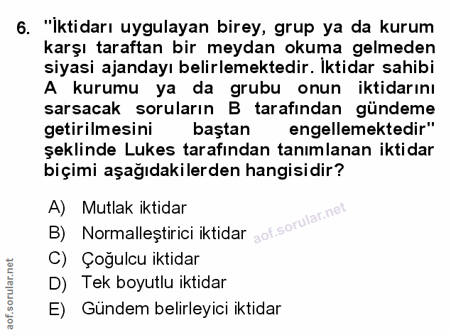 Soru 6