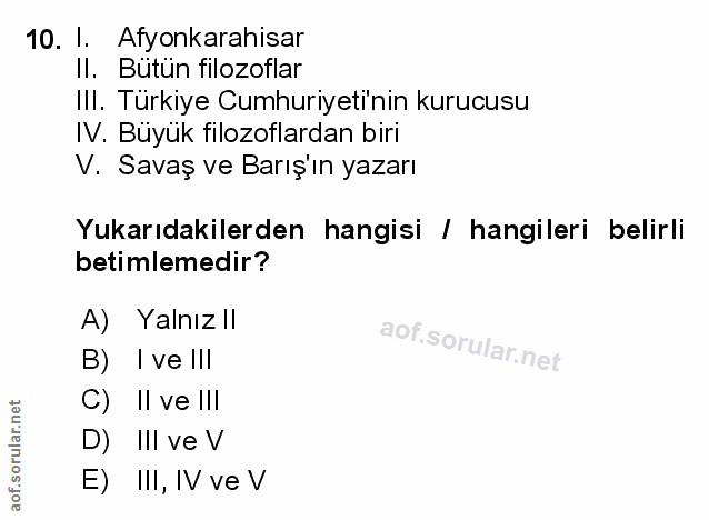 Soru 10