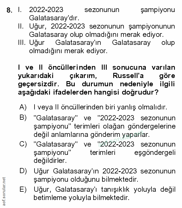 Soru 8