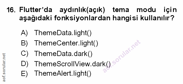 Soru 16
