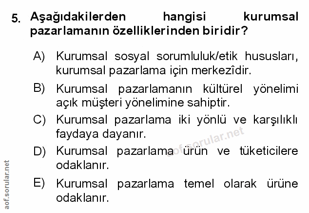 Soru 5