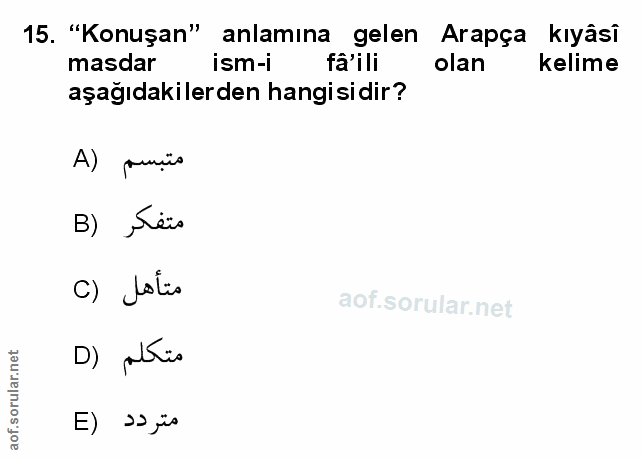 Soru 15