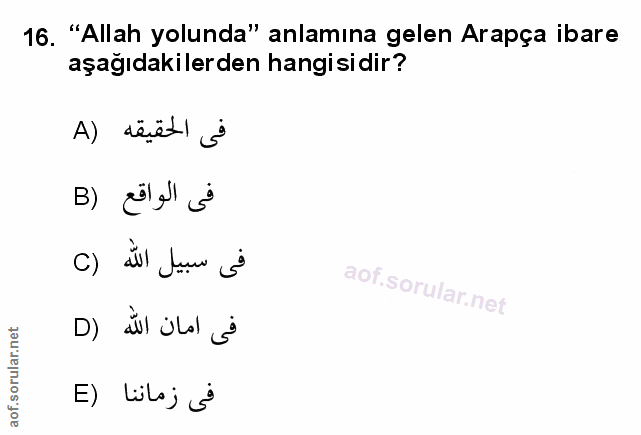Soru 16