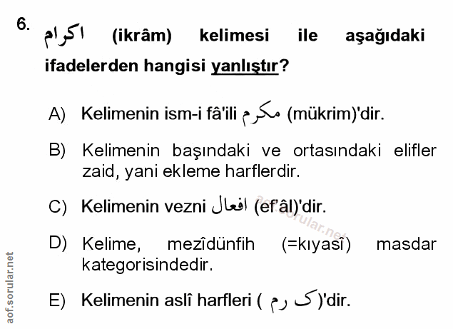 Soru 6
