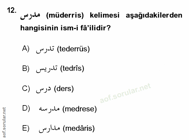 Soru 12