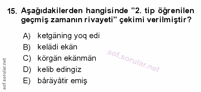 Soru 15