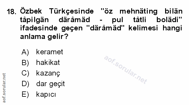 Soru 18