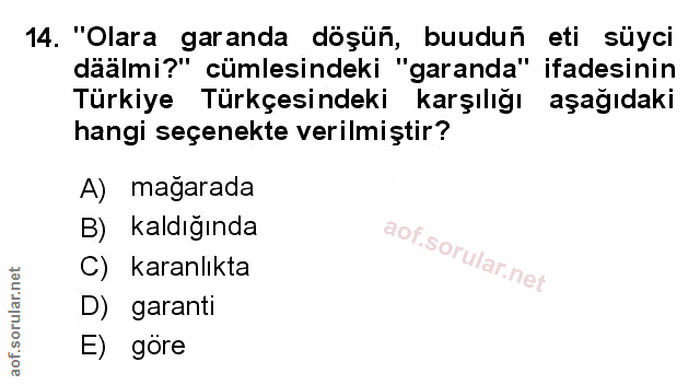 Soru 14